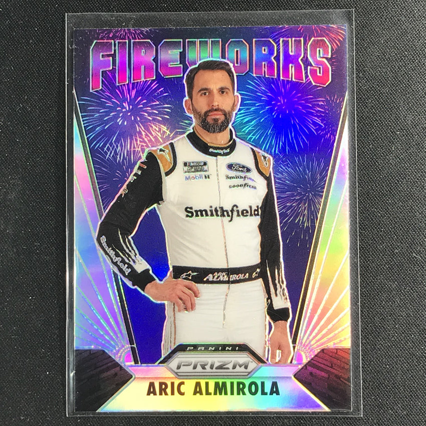 2020 Prizm Racing ARIC ALMIROLA Fireworks Silver #7-Cherry Collectables