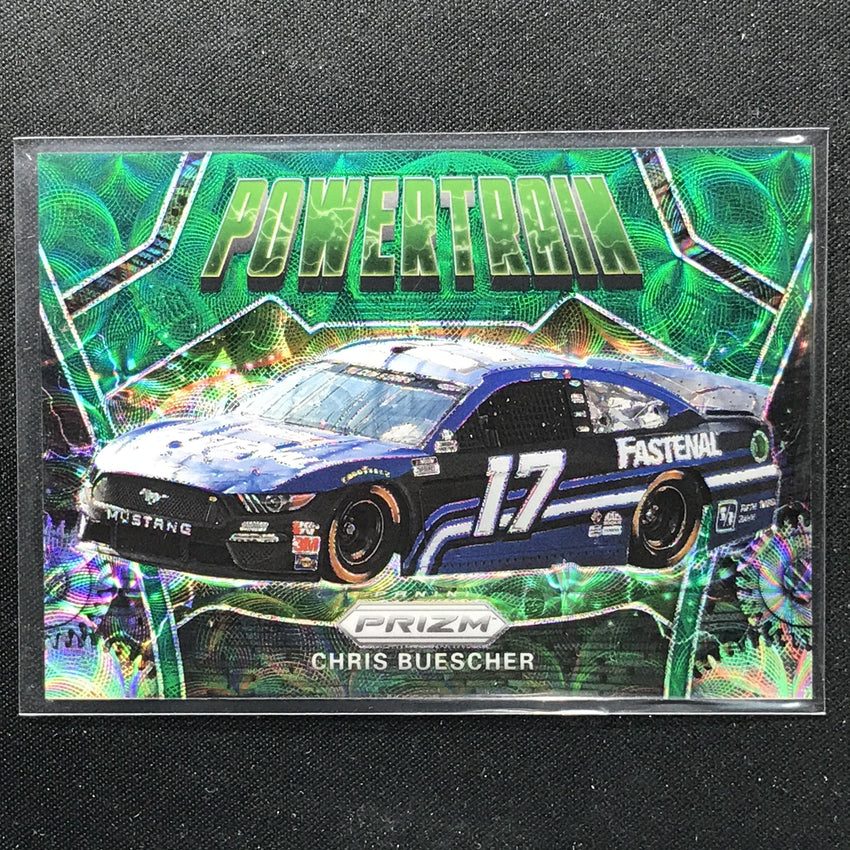 2020 Prizm Racing CHRIS BUESCHER Power Train Green Scope 58/99-Cherry Collectables