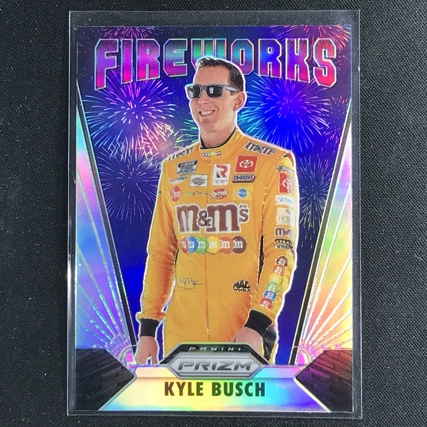2020 Prizm Racing KYLE BUSCH Fireworks Silver #11-Cherry Collectables