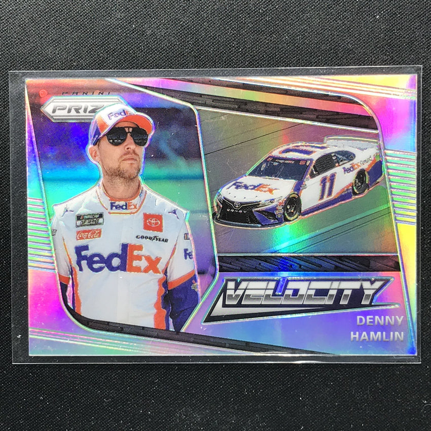 2020 Prizm Racing DENNY HAMLIN Velocity Silver #72-Cherry Collectables