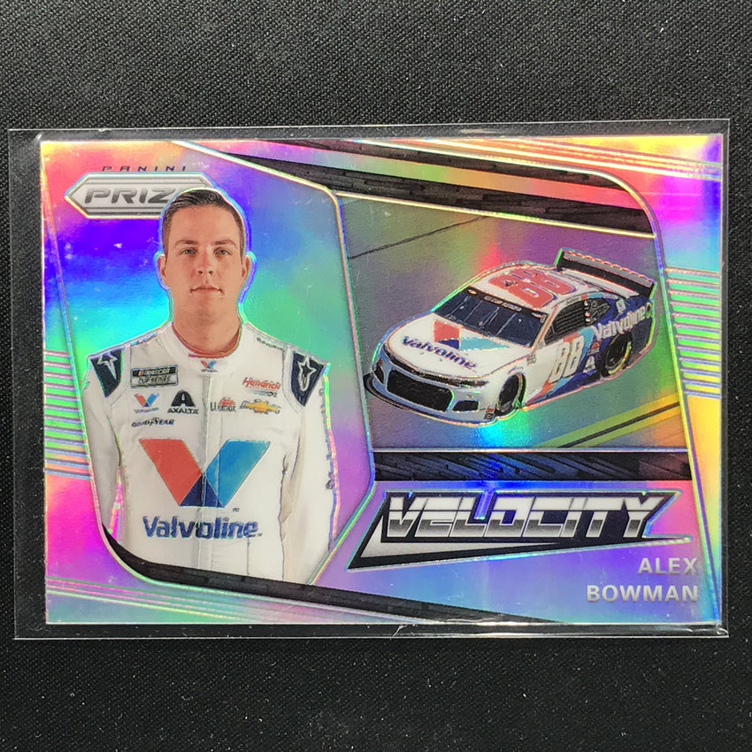 2020 Prizm Racing ALEX BOWMAN Velocity Silver #74-Cherry Collectables