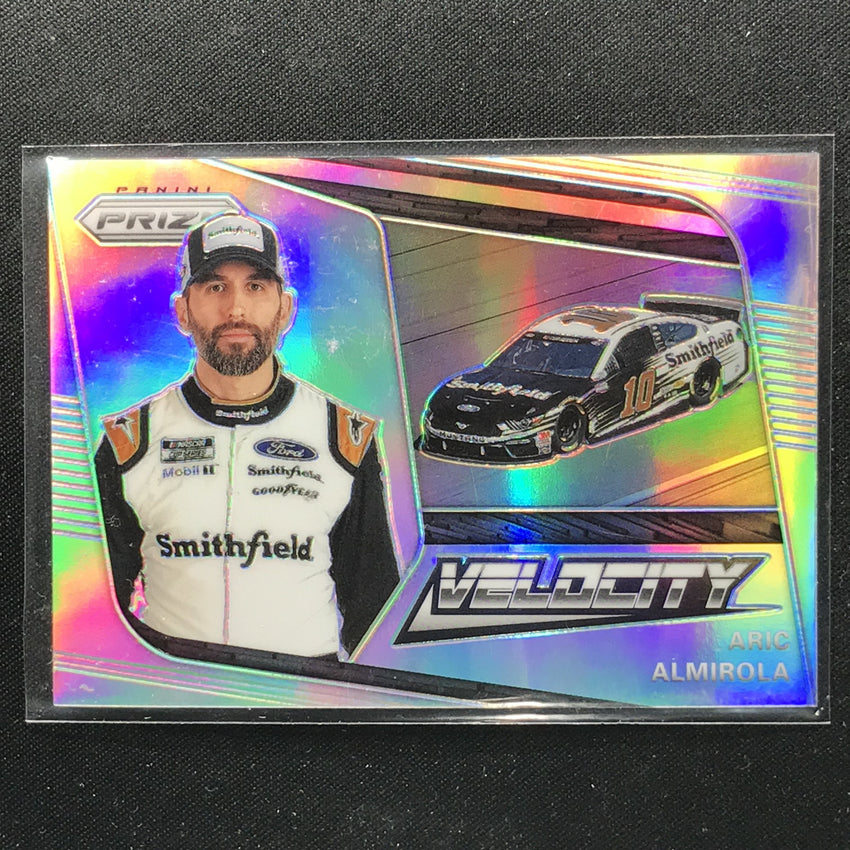 2020 Prizm Racing ARIC ALMIROLA Velocity Silver #77-Cherry Collectables