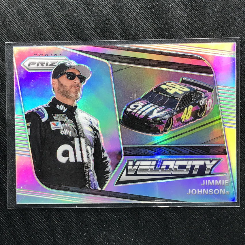 2020 Prizm Racing JIMMIE JOHNSON Velocity Silver #79-Cherry Collectables