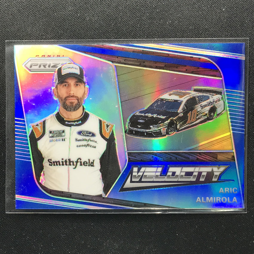 2020 Prizm Racing ARIC ALMIROLA Velocity Blue #77-Cherry Collectables