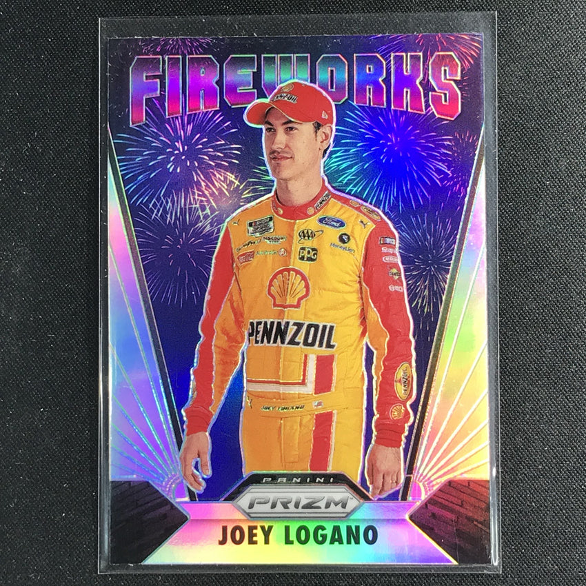 2020 Prizm Racing JOEY LOGANO Fireworks Silver #13-Cherry Collectables
