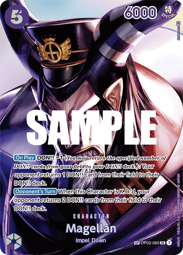 Magellan SP OP02-085 - Super Rare OP-04 Kingdoms Of Intrigue