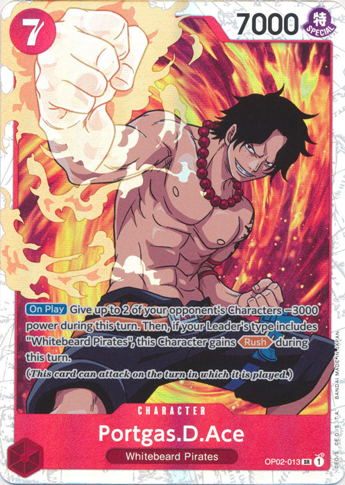 Portgas.D.Ace - OP02-013 - Super Rare