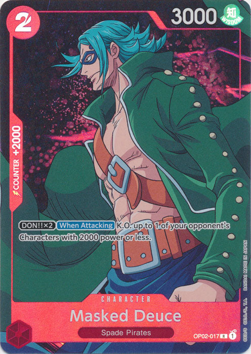PARALLEL Masked Deuce #OP02-017 -  R OP-02 Paramount War