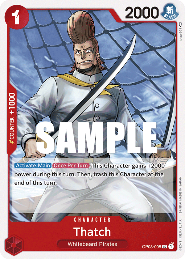 Thatch #OP03-005 - Uncommon OP-03 Pillars of Strength