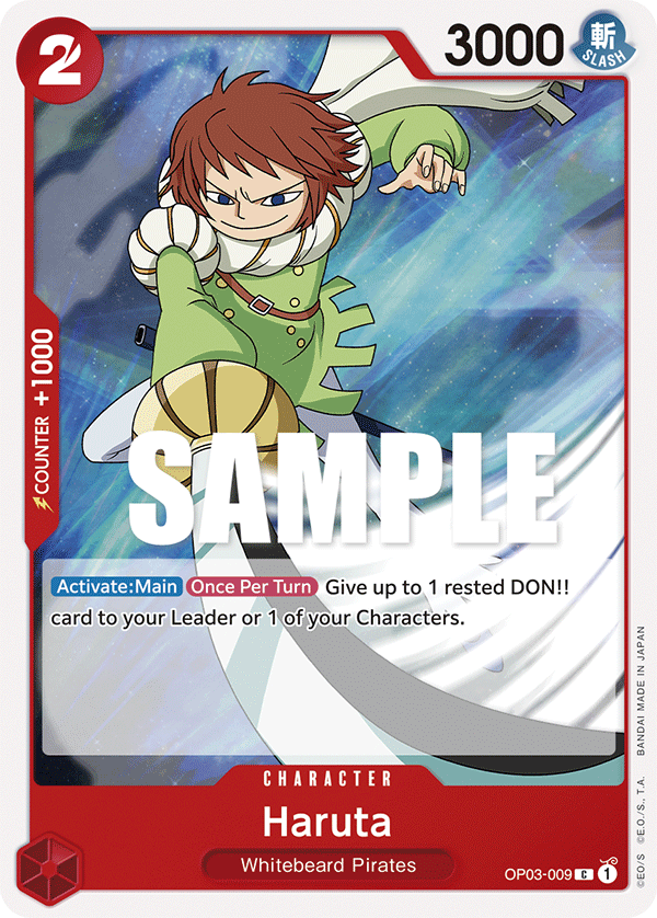 Haruta #OP03-009 - Common OP-03 Pillars of Strength