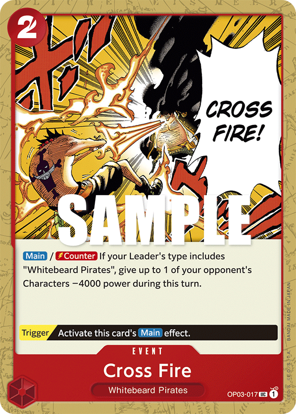 Cross Fire #OP03-017 - Uncommon OP-03 Pillars of Strength