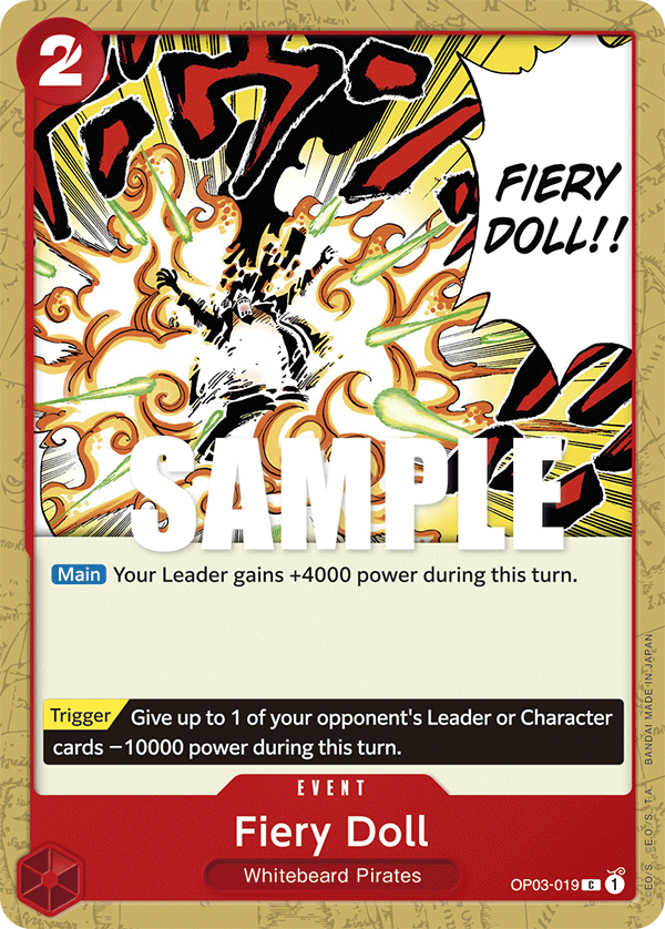 Fiery Doll #OP03-019 - Common OP-03 Pillars of Strength