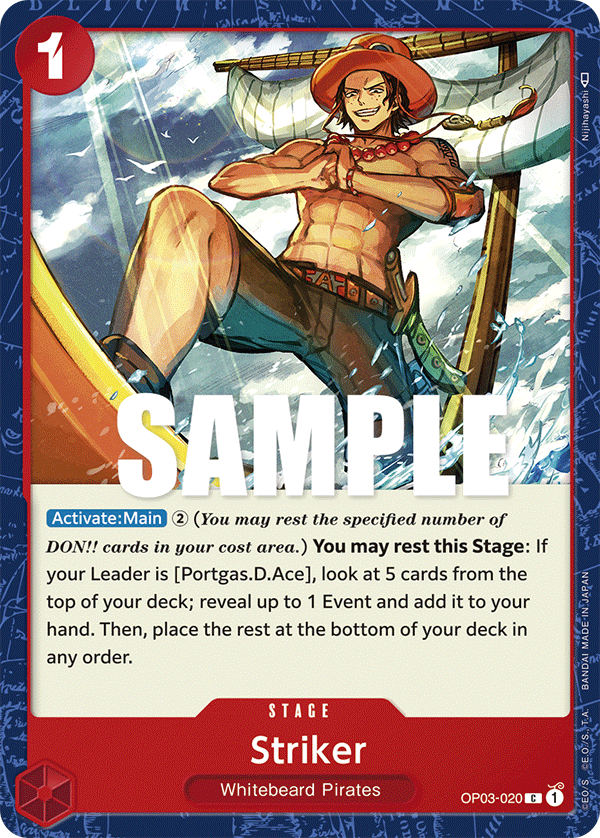 Striker #OP03-020 - Common OP-03 Pillars of Strength