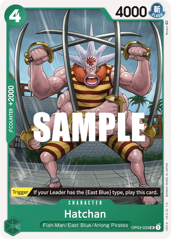 Hatchan #OP03-033 - Uncommon OP-03 Pillars of Strength