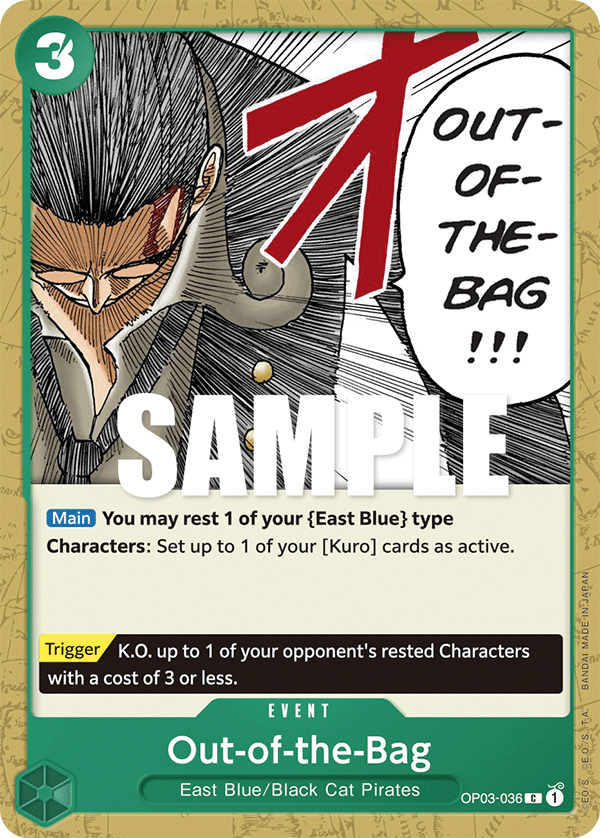 Out-of-the-Bag #OP03-036 - Common OP-03 Pillars of Strength