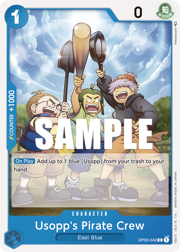 Usopp's Pirate Crew #OP03-042 - Common OP-03 Pillars of Strength