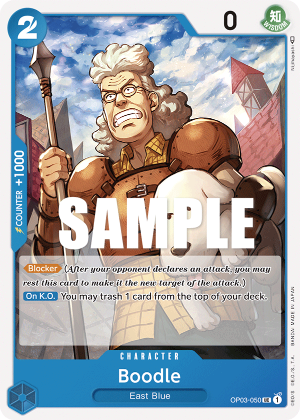 Boodle #OP03-050 - Uncommon OP-03 Pillars of Strength