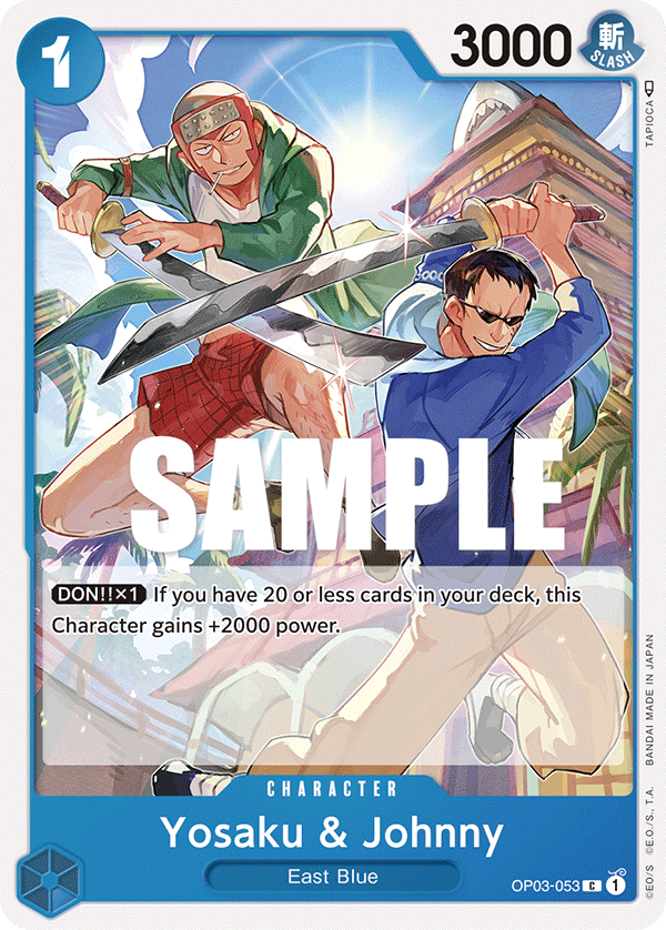 Yosaku & Johnny #OP03-053 - Common OP-03 Pillars of Strength
