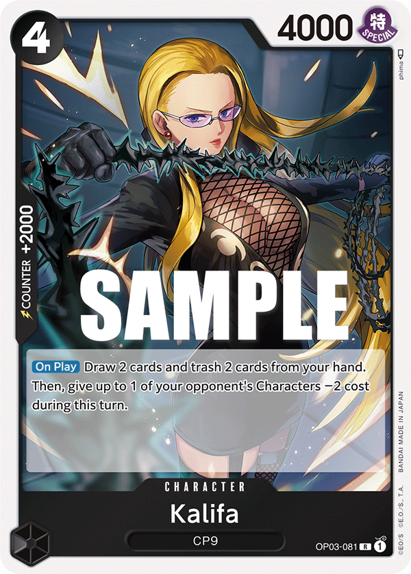 Kalifa (081) #OP03-081 - Rare OP-03 Pillars of Strength
