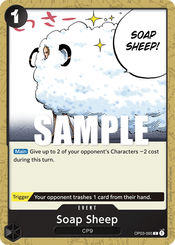 Soap Sheep #OP03-095 - Common OP-03 Pillars of Strength