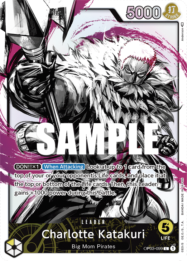 Charlotte Katakuri (099) (Alternate Art) #OP03-099 - L OP-03 Pillars of Strength