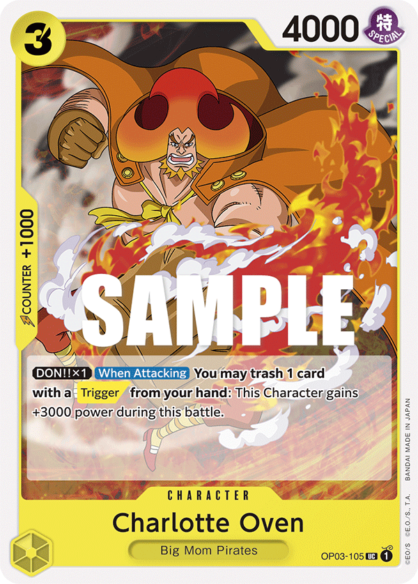 Charlotte Oven #OP03-105 - Uncommon OP-03 Pillars of Strength