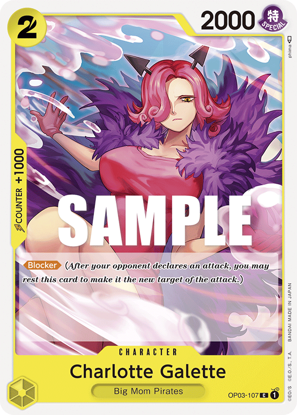 Charlotte Galette #OP03-107 - Common OP-03 Pillars of Strength