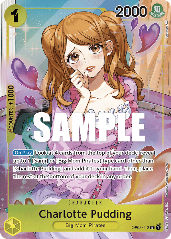 Charlotte Pudding (Alternate Art) #OP03-112 - R OP-03 Pillars of Strength