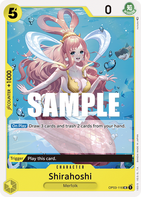 Shirahoshi #OP03-116 - Uncommon OP-03 Pillars of Strength