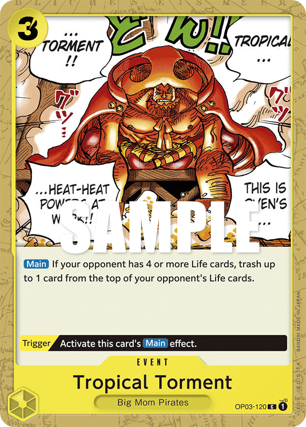 Tropical Torment #OP03-120 - Common OP-03 Pillars of Strength