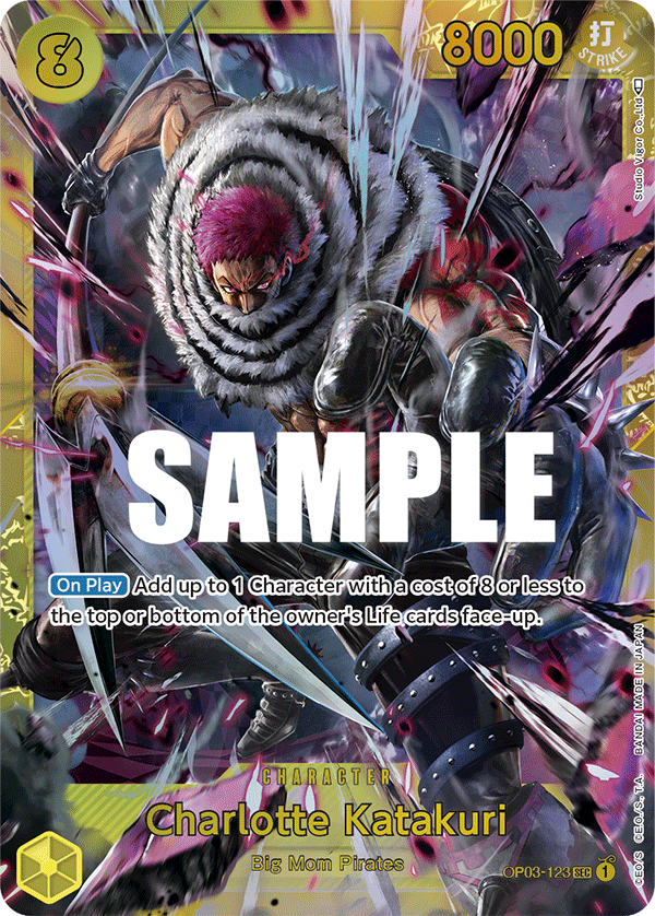 Charlotte Katakuri (123) #OP03-123 - Secret Rare OP-03 Pillars of Strength