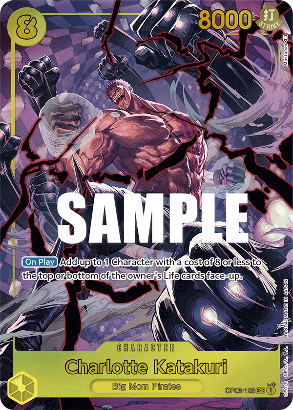 Charlotte Katakuri (123) (Alternate Art) #OP03-123 - SEC OP-03 Pillars of Strength