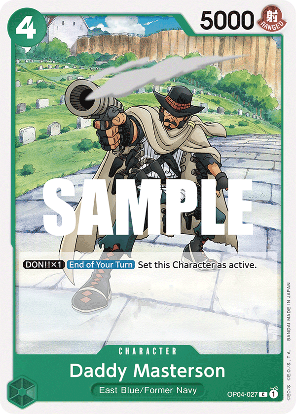 Playset (4) 4x Daddy Masterson OP04-027 - Common OP-04 Kingdoms Of Intrigue