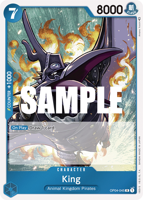King OP04-045 - Rare OP-04 Kingdoms Of Intrigue