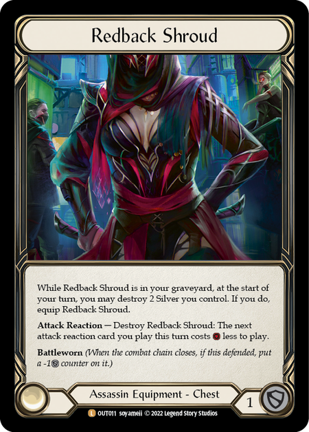 Redback Shroud - OUT011 - Legendary Outsiders