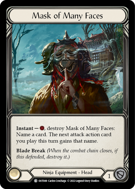 Mask of Many Faces - OUT049 - Common Outsiders
