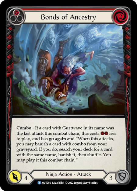 Bonds of Ancestry (Red) - OUT056 - Rare Outsiders