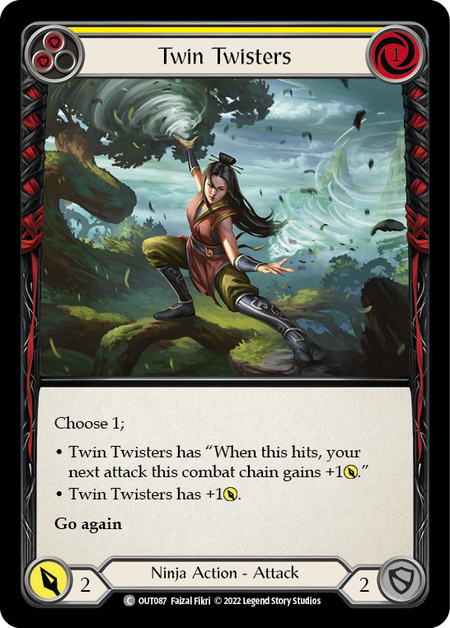 Twin Twisters (Yellow) - OUT087 - Common Outsiders