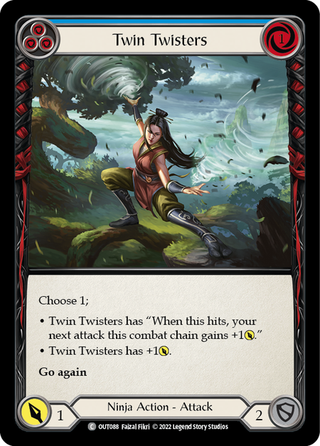 Twin Twisters (Blue) - OUT088 - Common Outsiders