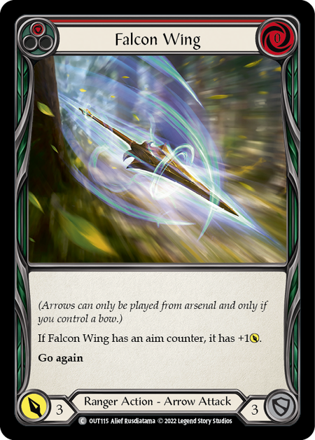 Falcon Wing (Red) - OUT115 - Common Outsiders