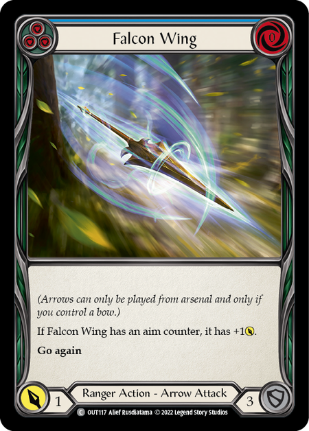 Falcon Wing (Blue) - OUT117 - Common Outsiders