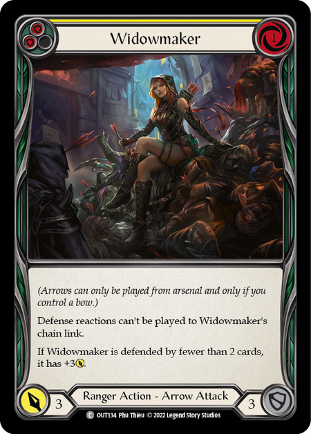 Playset 3 3x Widowmaker Yellow - Out134 - Common Outsiders
