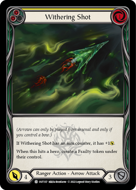 Playset 3 3x Withering Shot Yellow - Out137 - Common Outsiders