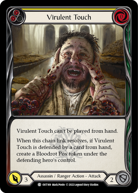 Virulent Touch (Yellow) - OUT169 - Common Outsiders