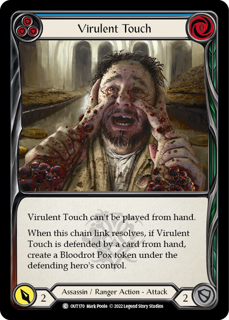 Virulent Touch (Blue) - OUT170 - Common Outsiders