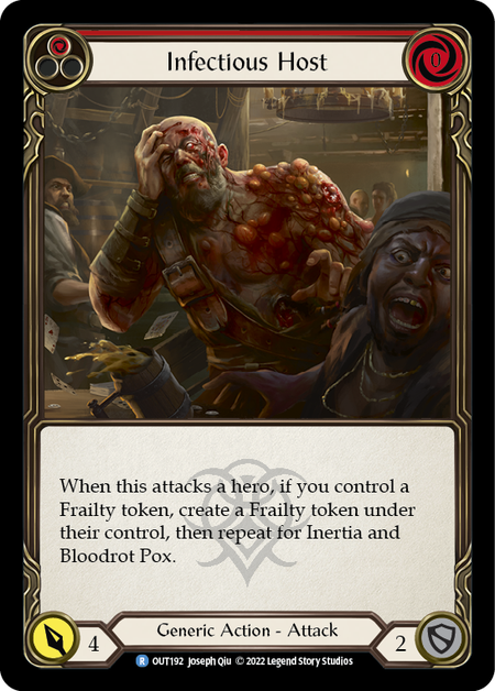 Infectious Host (Red) - OUT192 - Rare Outsiders