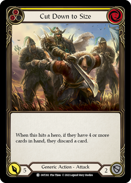 Cut Down to Size (Yellow) - OUT202 - Common Outsiders