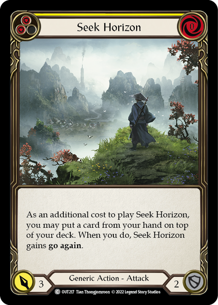 Seek Horizon (Yellow) - OUT217 - Common Outsiders