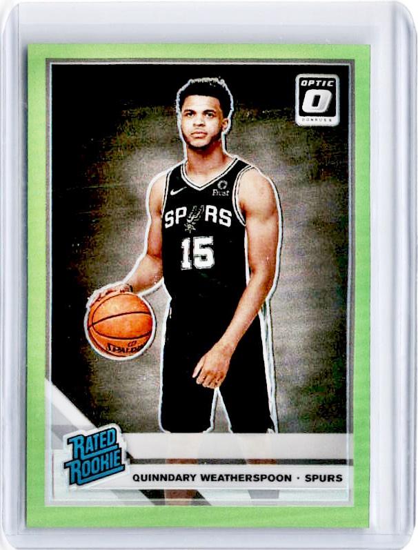 2019-20 Optic QUINNDARY WEATHERSPOON Rookie Lime Green Prizm 135/149-Cherry Collectables
