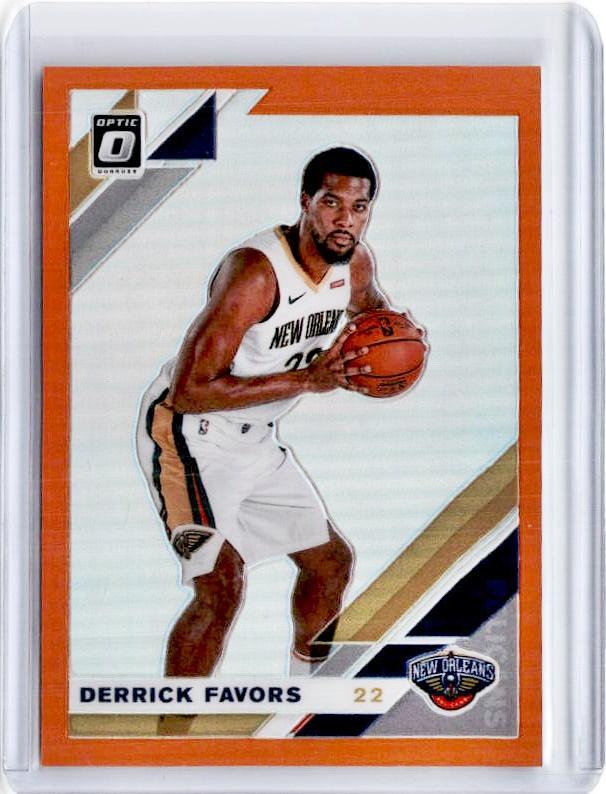 2019-20 Optic DERRICK FAVORS Orange Prizm 147/199-Cherry Collectables